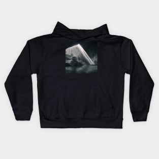 Cave - Pastel on Canvas Kids Hoodie